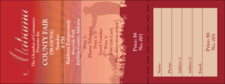 Alabama Raffle Ticket
