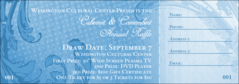 Classic Blue Raffle Ticket Classic Blue Raffle Ticket