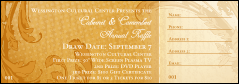 Classic Yellow Raffle Ticket