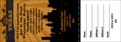 Texas Raffle Ticket 002