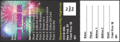 Fireworks Raffle Ticket