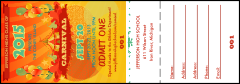 Carnival Raffle Ticket
