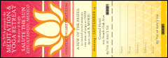 Lotus Flower Raffle Ticket