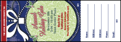 Holiday Ornament Raffle Ticket