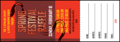 Chinese New Year Snake Raffle Ticket