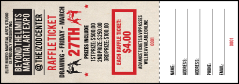 MMA Old School Raffle Ticket
