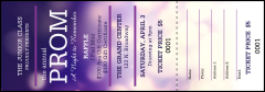 Abstract Lights Raffle Ticket