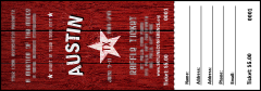 Austin Star Raffle Ticket