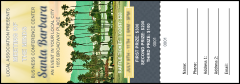 Santa Barbara Raffle Ticket