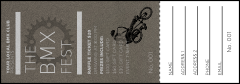 BMX Raffle Ticket