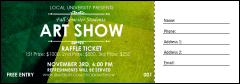 Abstract Raffle Ticket