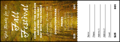 Fall Raffle Ticket