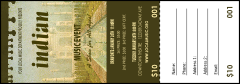 Indian Music Raffle Ticket