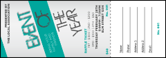 All Purpose Modern Raffle Ticket