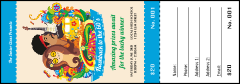 Sixties Raffle Ticket