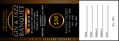 Twenties Raffle Ticket