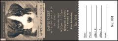 Humane Society Raffle Ticket