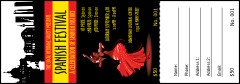 Spanish Festival Raffle Ticket