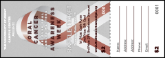 Oral Cancer Raffle Ticket
