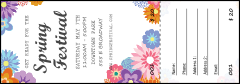 Spring Festival 3 Raffle Ticket