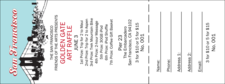 San Francisco Raffle Ticket