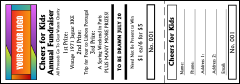 Color Logo Raffle Ticket 002