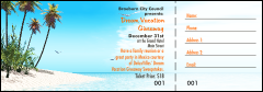Beach Raffle Ticket