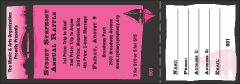 Sydney Raffle Ticket (Pink)