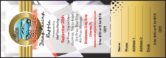 Drag Racing Raffle Ticket