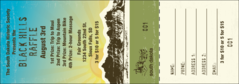 South Dakota Raffle Ticket