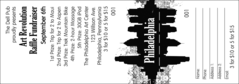 Philadelphia BW raffle ticket