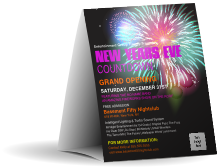 Fireworks Table Tent