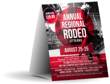 ModernRodeo Table Tent