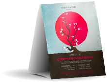 Cherry Blossom Table Tent