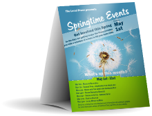 Dandelion Table Tent