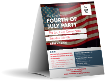 Fourth of July Table Tent