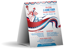 Fourth of July  Freedom Table Tent