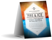 Fire & Ice Table Tent