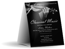 Classical Music Table Tent