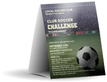 Soccer stadium Table Tent