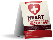 Heart Health Table Tent