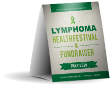 Lymphoma Table Tent