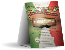 Mexican Fiesta Table Tent