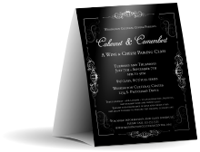Black Tie Gala 2 Table Tent