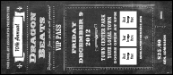 Retro Chalkboard VIP Pass