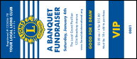 Lions Club International Stripes VIP Pass