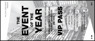 All Purpose buildings Black and White VIP Pass