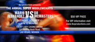 Boxing VIP Pass Printing Redesigned Product