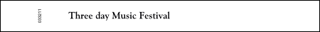 Text (1 line) no Logo