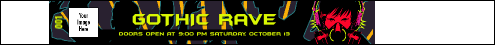 Goth Rave Premium Synthetic Wristband